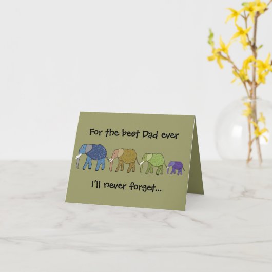 Speciale vader kaart (Gele Bloem)