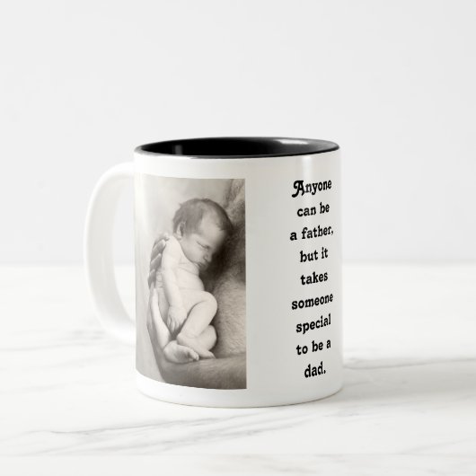 Speciale vader tweekleurige koffiemok (Voorkant links)