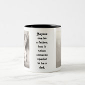 Speciale vader tweekleurige koffiemok (Center)