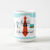 Speciale vaders dag groeten beste vader ooit koffiemok (Center)