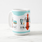 Speciale vaders dag groeten beste vader ooit koffiemok (Voorkant links)