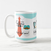 Speciale vaders dag groeten beste vader ooit koffiemok (Links)