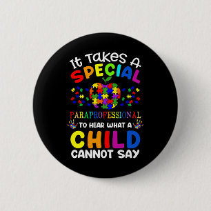 Speciale vakkennis voor autisme ronde button 5,7 cm
