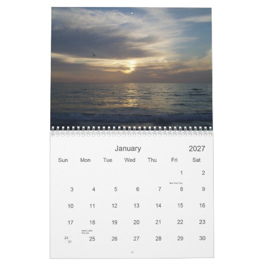 Speciale Vakplaatsen Kalender (Jan 2027)