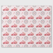 Speciale Valentijn voor levering Waterverf vrachtw Cadeaupapier (Vlak)