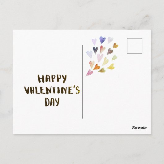 Speciale Valentijnsdag voor levering Briefkaart (Achterkant)