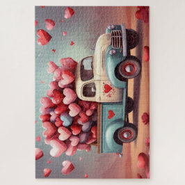 Speciale Valentijnsdag voor levering Legpuzzel