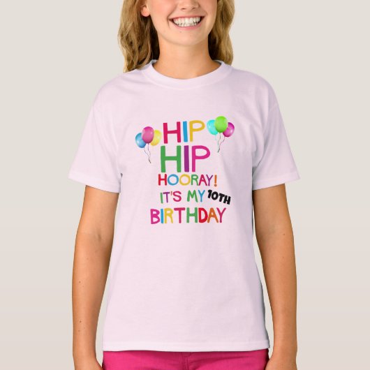 Speciale verjaardag aangepaste leeftijd t-shirt (Voorkant)