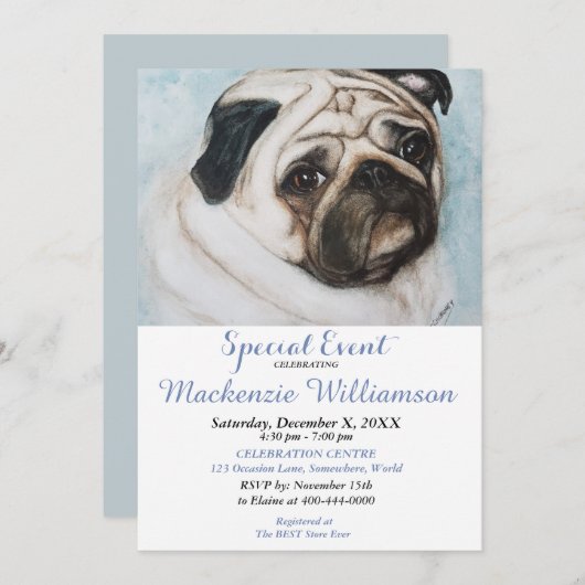 SPECIALE VERJAARDAG KAART (Voorkant / Achterkant)