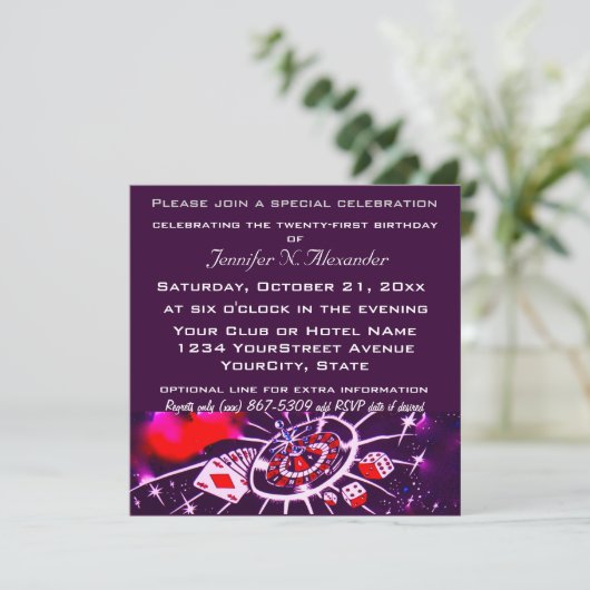 Speciale verjaardag kaart (Staand voorkant)