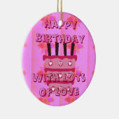 Speciale verjaardag keramisch ornament (Rechts)