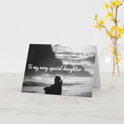 SPECIALE VERJAARDAG VAN DE DOCHTER KAART (Gele Bloem)