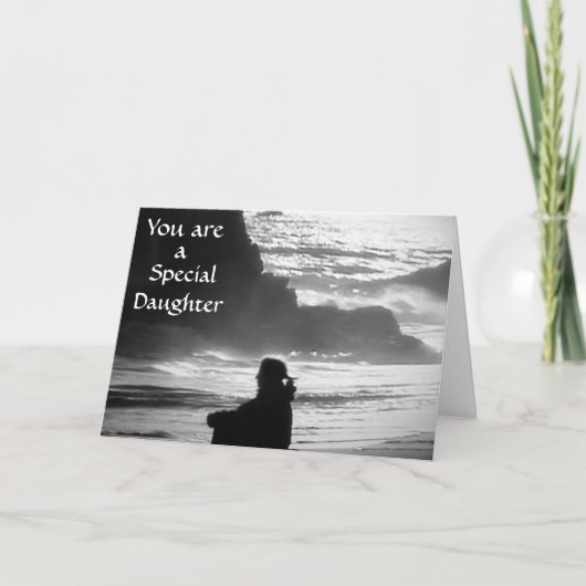 SPECIALE VERJAARDAG VAN DE DOCHTER KAART (Voorkant)