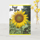 *SPECIALE VERJAARDAG* VOOR EEN SPECIAAL PERSOON* KAART (Gele Bloem)