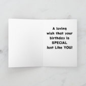 SPECIALE VERJAARDAG VOOR EEN ZEER *SPECIALE TWEELI KAART (Binnen)