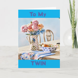 SPECIALE VERJAARDAG VOOR EEN ZEER *SPECIALE TWEELI KAART