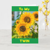 SPECIALE VERJAARDAG VOOR EEN ZEER *SPECIALE TWEELI KAART (Gele Bloem)