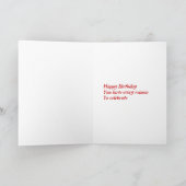 Speciale verjaardagskaarten voor kinderen kaart (Binnen)