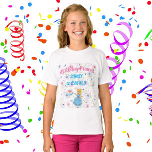 Speciale verjaardagsprinses meisjes T-shirt