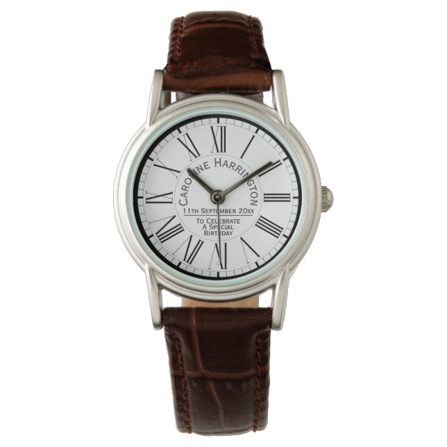 Speciale verjaardagsviering horloge (Voorkant)