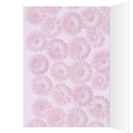Speciale Verjaardagswensen Roze Daisies (Binnen (Links))