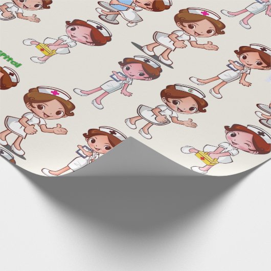 speciale verpleegster cadeaupapier (Hoek)