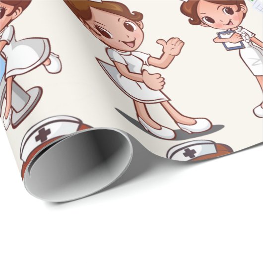 speciale verpleegster cadeaupapier (Rol Hoek)