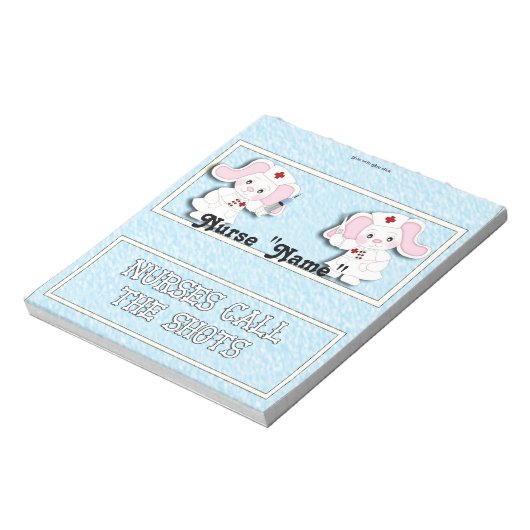 Speciale verpleegsters Snoep Bar Wrapper Party Fav Notitieblok (Linkerzijde)
