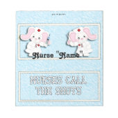 Speciale verpleegsters Snoep Bar Wrapper Party Fav Notitieblok (Voorkant)