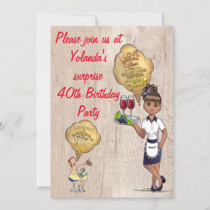 Speciale verrassing 40e verjaardag kaart