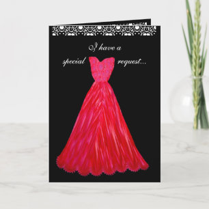 SPECIALE VERZOEKEN - Weddenschap RED-gowns