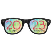 Speciale vlinder nieuwjaars bril retro zonnebril (Voorkant)