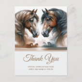 Speciale Voeg foto toe Trouwen Dank u Briefkaart (Voorkant)