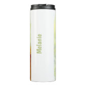 Speciale vogelschildering Macaw Parrot Thermosbeker (Achterkant)