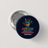 Speciale voorlichting autisme Advocate Ronde Button 3,2 Cm (Voorkant /achterkant)