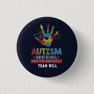 Speciale voorlichting autisme Advocate Ronde Button 3,2 Cm