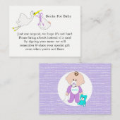 Speciale voorraadvoorraadboeken voor Baby Informatiekaartje (Voorkant / Achterkant)
