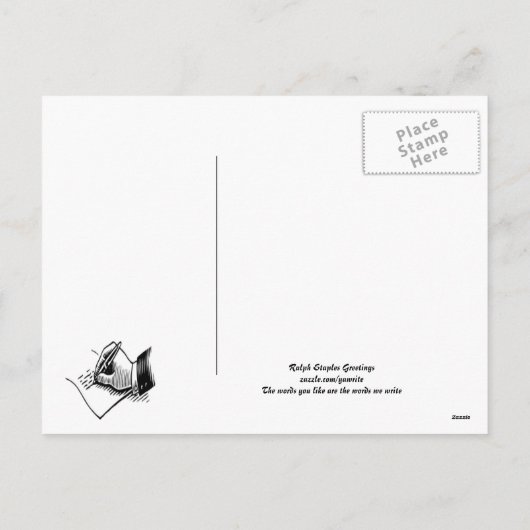 Speciale vriend briefkaarten (Achterkant)