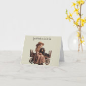 Speciale Vriend Dachshund Kaart (Gele Bloem)