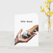 Speciale vriend elke gelegenheid kaart (Gele Bloem)