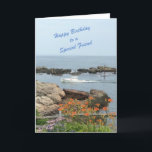 SPECIALE VRIEND GARDEN LOVELY UITZICHT KAART<br><div class="desc">Zeg Happy Birthday met een serene uitzicht voor een speciaal VRIEND in je leven. Dit prachtige uitzicht werd genomen achter het Art Museum in Ogunstop, Maine keek over hun prachtige tuin en keek uit naar het water. Het is nu aan u en uw speciale vriend om van vrede en sereniteit...</div>