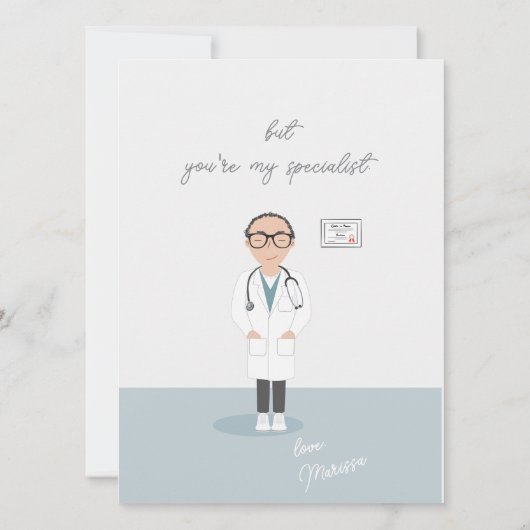 Speciale vriend Humorous Kaart (Achterkant)