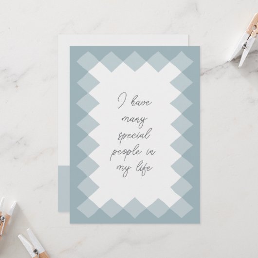 Speciale vriend Humorous Kaart (Voorkant / Achterkant in situ)