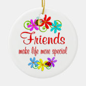 Speciale vriend keramisch ornament (Voorkant)