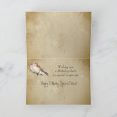 Speciale vrijdag voor de valk valcon Bird Kaart (Binnen)