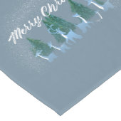 Speciale Vrolijke Kerstmis Sneeuw Herten Medium Tafelloper (Hoek)