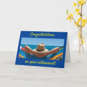 "SPECIALE VROUW RETIRES" KAART (Gele Bloem)