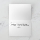 "SPECIALE VROUW WERKER RETIRES" KAART (Binnen)