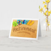 "SPECIALE VROUW WERKER RETIRES" KAART (Gele Bloem)