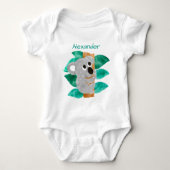 Speciale Waterverf Baby Koala Beer Dier Romper (Voorkant)